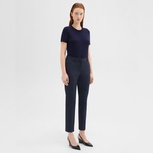 Theory Navy Pant in Good Wool